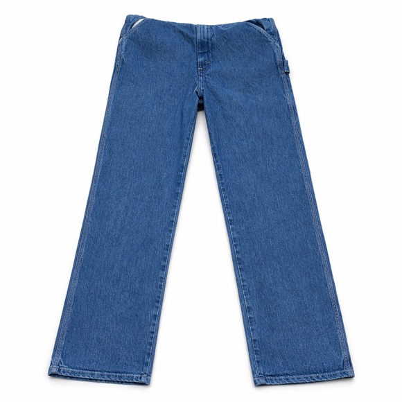 Pointer Brand Vintage USA Carpenter Cargo Denim Overalls Bibs Men’s 34 x 32 - Picture 3 of 11